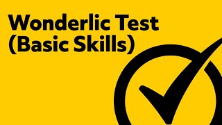 Free Practice Wonderlic Basic Skills Test