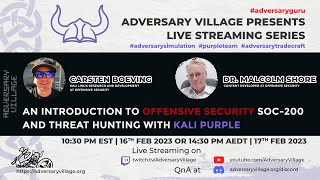 Kali Purple and SOC-200 - Adversary Guru Series #2 | Adversary Village