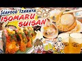 Izakaya makanan laut murah! Isomar Suisan! Jepang Tokyo Ikebukuro