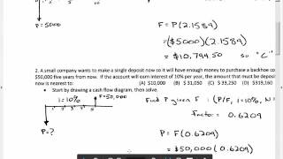 CVE 267 - Class 8 (Interest Factors) 16 Feb 2016