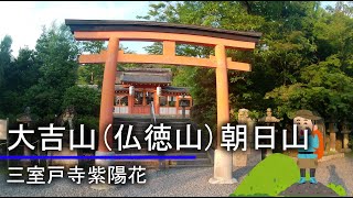 [のろのろ登山]079　大吉山(仏徳山)、朝日山に宇治上神社から登ってみた(京都府宇治市) Mt.Daikichiyama Climbing 2023/6/18