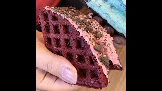 Pink Oreo Waffle..