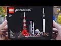 Pure build: LEGO Architecture Tokyo skyline 21051 ASMR