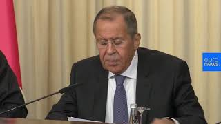 Live | Russian Foreign Minister Sergey Lavrov gives a Press Conference on Franco-Russian relations