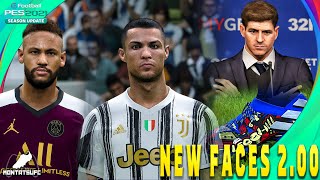 【アプデ速報】データパック2.00 新たに追加された固有フェイス＆スパイク / ウイイレ2021 / PES2021 / NEW FACES /