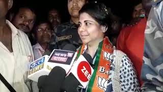 BJP candidate Bharati Ghosh at West Medinipur