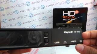 WayteQ HD-95CX set top box kicsomagoló videó | Tech2.hu