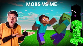 ALL MOBS VS ME | FUNNY GAMEPLAY @GamerFleet