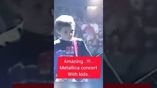 Metallica with kids#shortsvideo