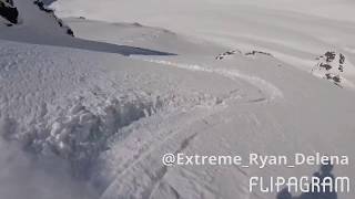 Heliskiing in the Andes Mountains