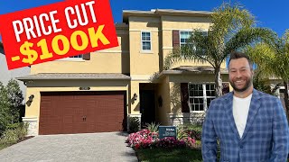 Inside a Furnished New Construction Model Home For Sale in Wesley Chapel Florida - GL Homes Diana