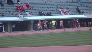 第3回宮崎県陸上競技記録会/一般高校男子100m・7～12組 / 伊藤海斗（筑波大）10秒64 / 草野誓也（Accel）10秒69 / 桑野拓海（筑波大）10秒83  /齊藤勇馬（筑波大）10秒92