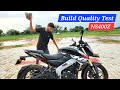 Bajaj Pulsar NS400Z Build Quality Test | Kabira Riders