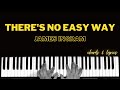 There's No Easy Way - James Ingram | Piano Cover Accompaniment Backing Track Karaoke Instrumental