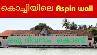 കൊച്ചിയിലെ   Aspin wall.ഒരു ദിവസം കൊണ്ട് പെയിന്‍റടിച്ച ലാസറേളെപ്പനും പിള്ളേരും..