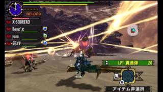 【MHXX】G★4 蠢めく嘘城  アトラル・カ ヘビィ4　飯なし2分57秒　【効率】