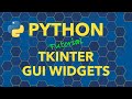 Python Tkinter GUI Widgets