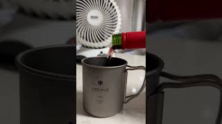 ASMR[snow peak titanium mug cup]