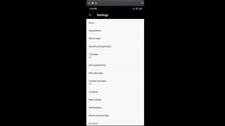 Edge on Android - turn off auto fill and password saving