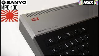 Sanyo MPC100 - 1984 - A typical MSX1 Japanese model flies again.