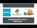 NLP Full Course - PART 2| Tokenization, BoW, Word Embeddings | spaCy, NLTK, scikit-learn