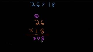 5th Grade | Multiplication | Standard Algorithm Multiplication | Teaching video
