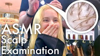 Real ASMR Scalp Examination at Inanch London (Unintentional, real person ASMR)