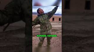 Soldier Becomes Rapunzel... But His Buddy's Reaction Is Hilarious🤣#shorts
