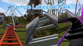 Tempe Lakeside Park - All Coasters POV and Off Ride View - No Limits 2