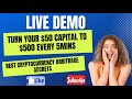 LIVE DEMO TURN YOUR $50 CAPITAL TO $500 EVERY 5MINUTES  BEST CRYPTOCURRENCY ARBITRAGE SECRETS.