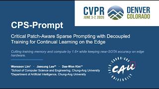 [CVPR] Critical Patch-Aware Sparse Prompting with Decoupled Training for Continual Learning