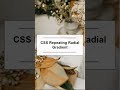 Repeating Radial Gradient - CSS