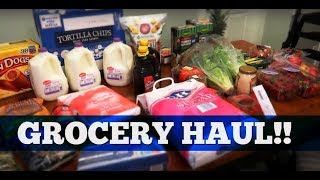 $100+ Large Family Grocery Haul | Sam's Club and Smith's