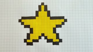 How to Pixel Art on Paper - Star