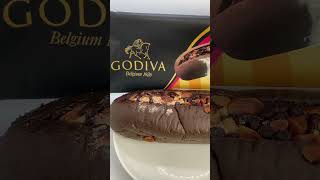 1/31【breakfast】★【LAWSON×GODIVA】GODIVA ショコラロール チョコチップ\u0026アーモンド  #shorts