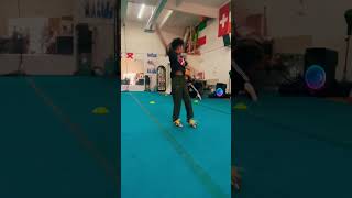 Powerful wushu Kung Fu kid