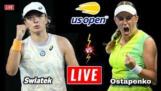 SWIATEK vs OSTAPENKO • US Open 2023 R4 • LIVE Tennis Play-by-Play Stream