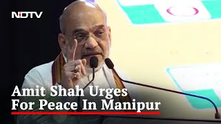 Amit Shah To Visit Violence-Hit Manipur, Says "Should Maintain Peace"