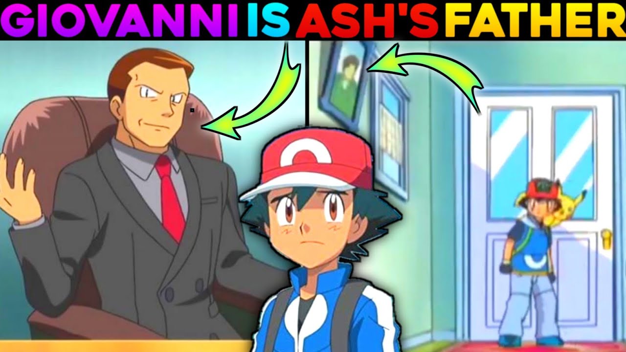 Ash Ketchum Father's Mystery Solved|Giovanni Is Ash Father|Pokemon ...