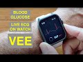 BEARSCOME VEE AppleWatch Shape BT Call Live ECG+HR/BP/HRV/Glucose/Temp/SpO2 Smartwatch:Unbox&1stLook