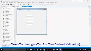 TextBox Decimal Validation