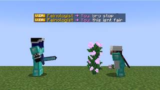 Abusing Flowers in Minecraft PVP