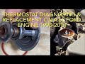 Thermostat replacement on Ford 4.6L engine between 1990-2014 & things to check before changing it