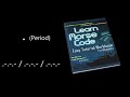 Morse Code Tutorial - [ . ] Period