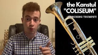 Kanstul Model 103 'COLISEUM' Marching Trumpet! | Instrument Reviews