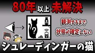 【ゆっくり解説】多くの天才科学者を悩ませた量子力学の思考実験「シュレーディンガーの猫」が本当に言いたかったこと