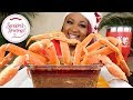 SEAFOOD BOIL MUKBANG , SNOW CRAB LEGS + BLOVES  SMACKALICIOUS SAUCE