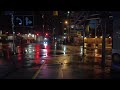 🇨🇦 canada walking tour heavy rain night walk asmr 4k hdr