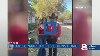 Wimauma girl injured in crash that killed parents, grandparents in Mexico returns home