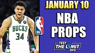 TOP 5 BEST NBA Player Prop Picks + Bets | Friday 1/10/2025